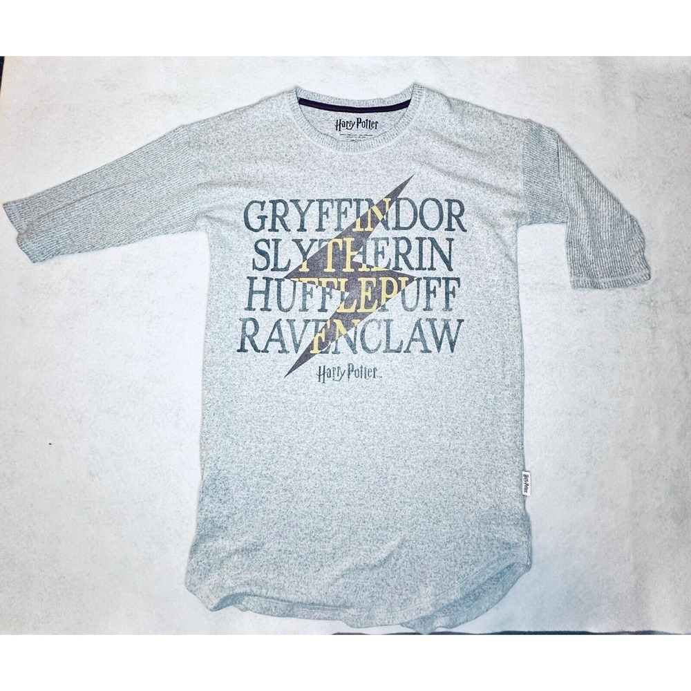 Harry Potter Houses Graphic T-Shirt Gryffindor Slytherin Hufflepuff Ravenclaw‎ S